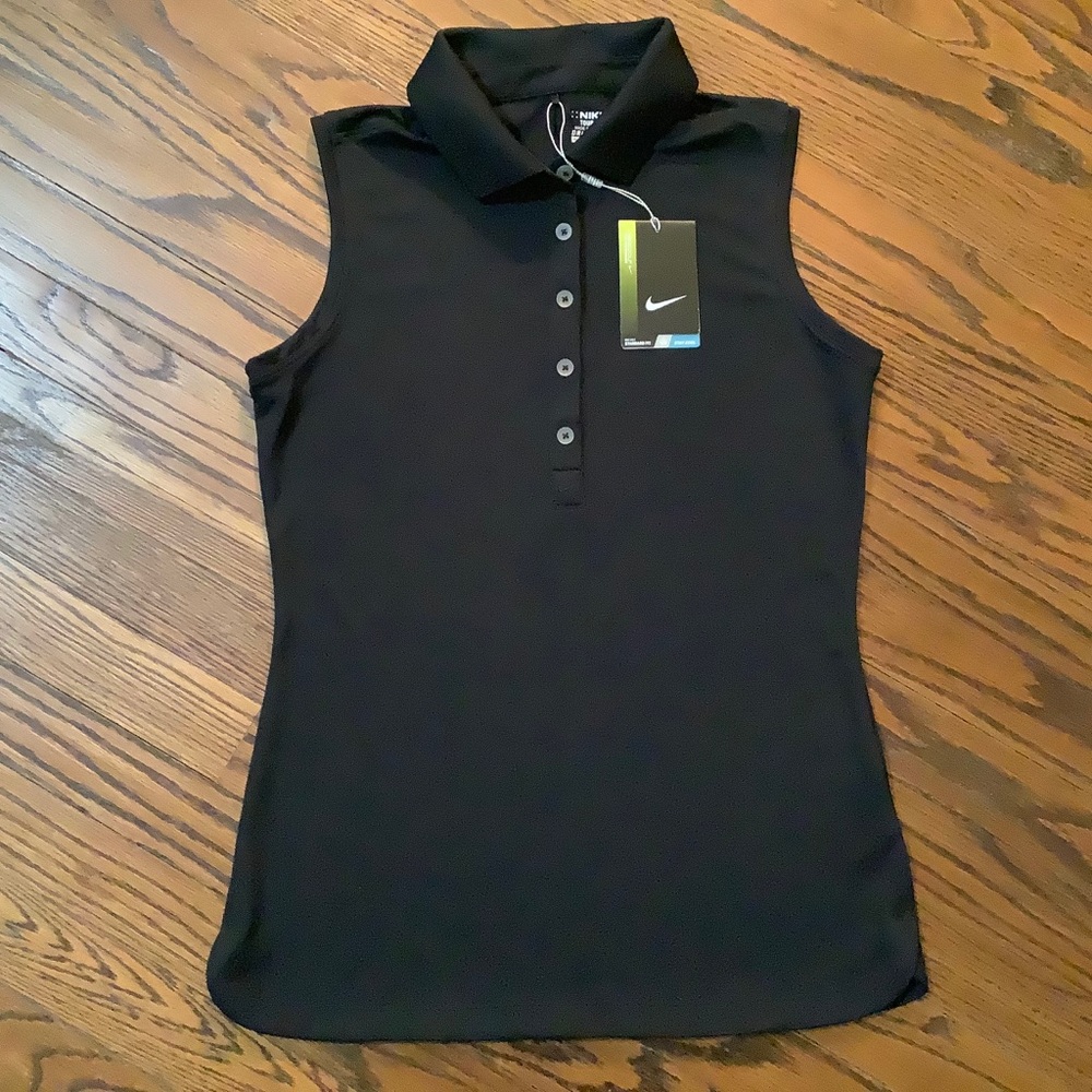 Nike Golf Shirt Women’s Sleeveless Black Size S